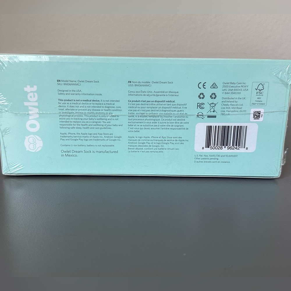 NIB Owlet Dream Sock Baby Monitor - Picture 5 of 7